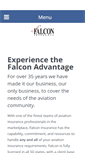 Mobile Screenshot of falconinsurance.com